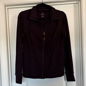 Women's Full-Zip Jacket in Deep Plum